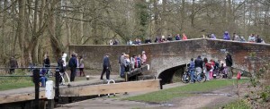 The Iron Bridge over the Grand Union Canal at Cassiobury Park, Watford